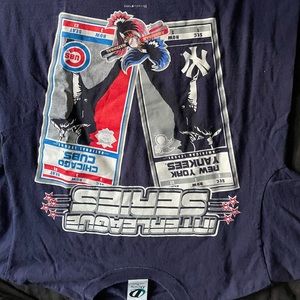 2003 Dynasty - Yankee X Cubs Interleague Series Tshirt Size Medium